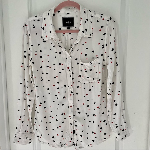 Rails Hearts Button Up - Picture 2 of 7